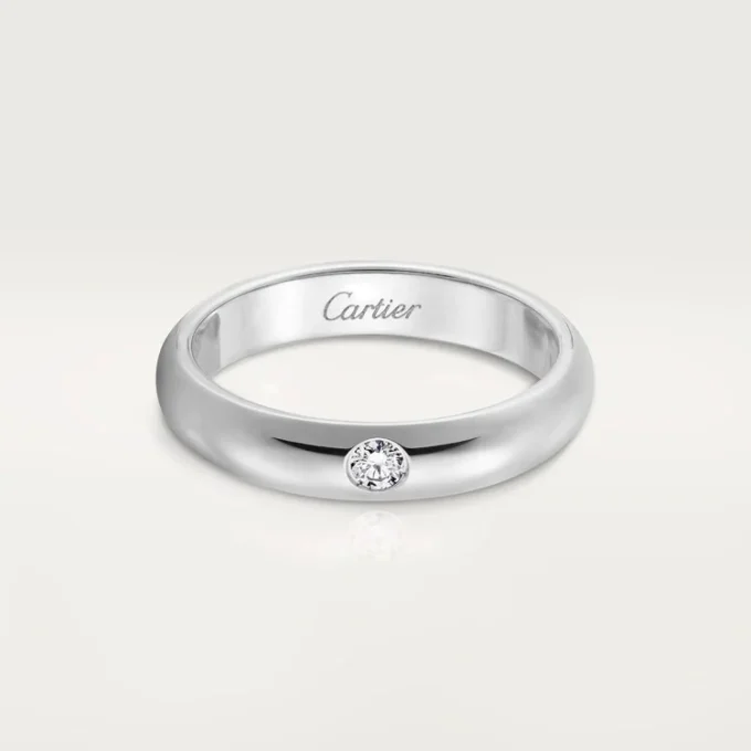 1895 Wedding Band – Platinum, Diamond – Cartier