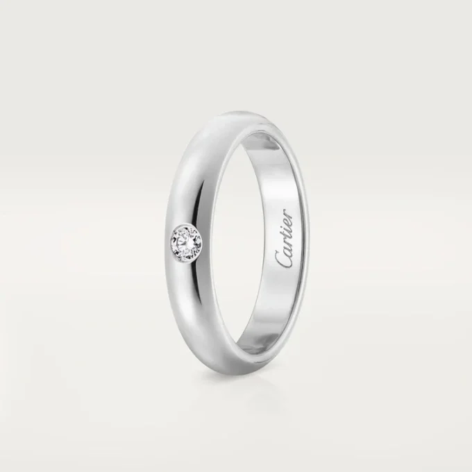 1895 Wedding Band – Platinum, Diamond – Cartier