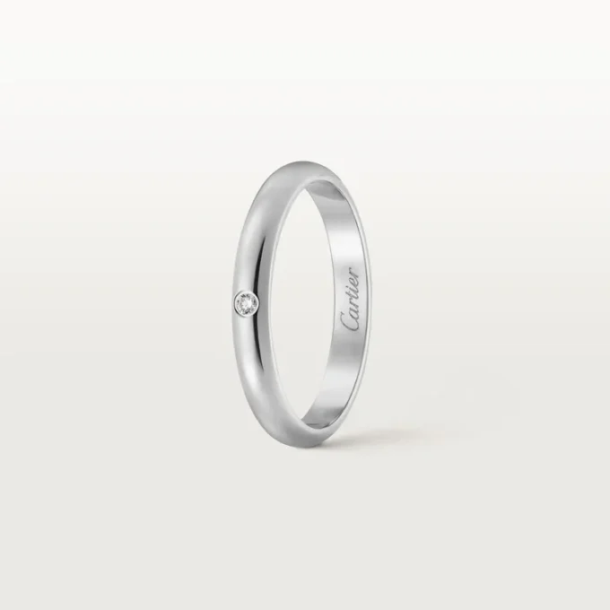 1895 Wedding Band – Platinum, Diamond – Cartier 1895 Wedding Band – Platinum, Diamond – Cartier