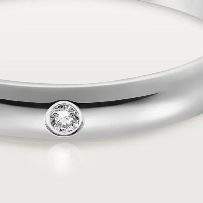 1895 Wedding Band – Platinum, Diamond – Cartier 1895 Wedding Band – Platinum, Diamond – Cartier
