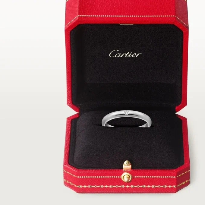 1895 Wedding Band – Platinum, Diamond – Cartier 1895 Wedding Band – Platinum, Diamond – Cartier