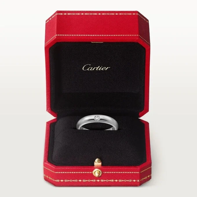 1895 Wedding Band – Platinum, Diamond – Cartier