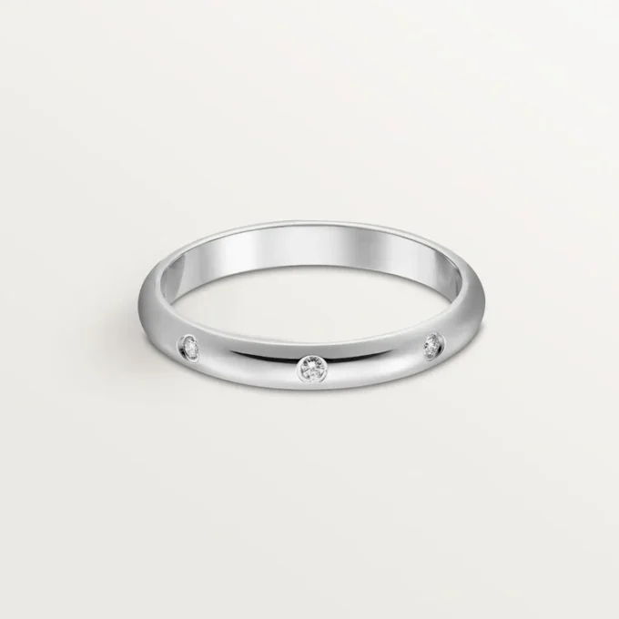 1895 Wedding Band – Platinum, Diamonds – Cartier
