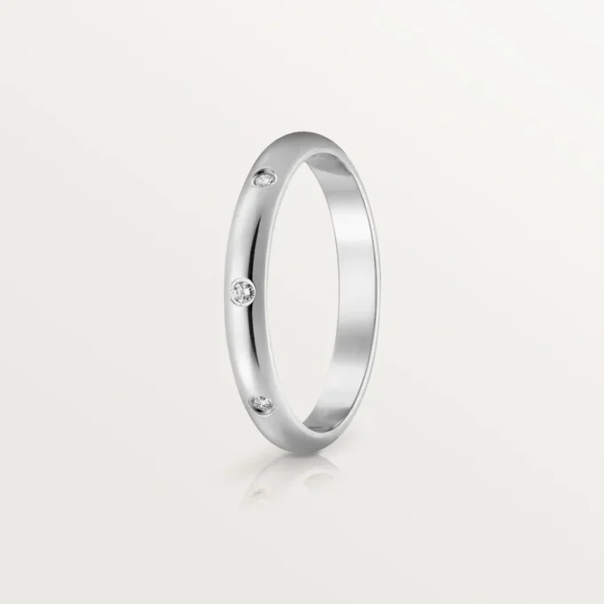 1895 Wedding Band – Platinum, Diamonds – Cartier