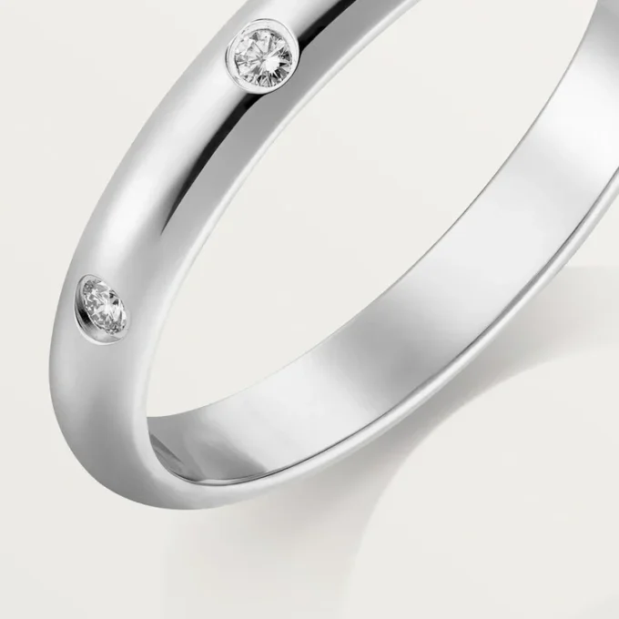 1895 Wedding Band – Platinum, Diamonds – Cartier