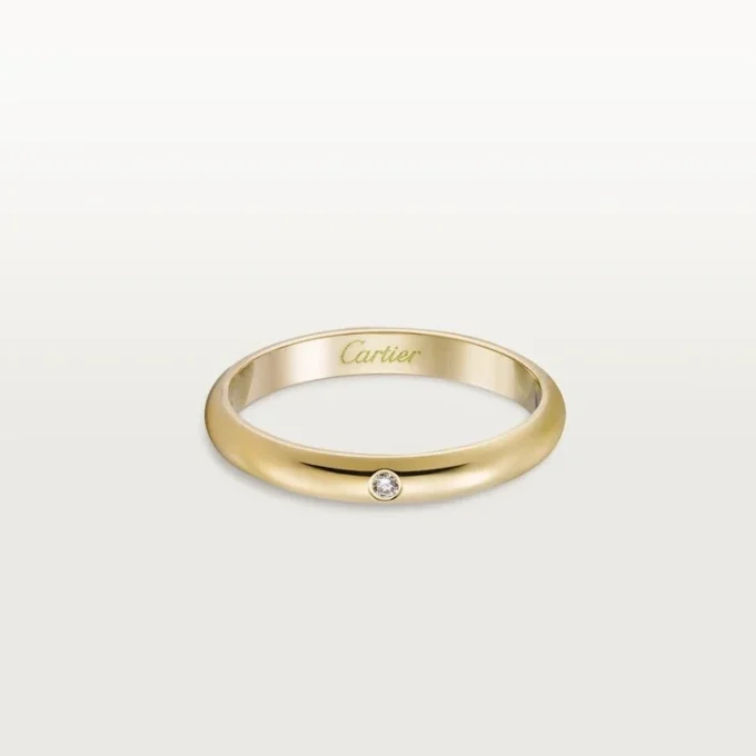 1895 Wedding Band – Yellow Gold, Diamond – Cartier