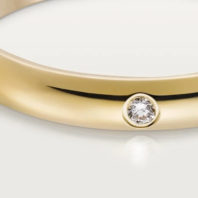 1895 Wedding Band – Yellow Gold, Diamond – Cartier