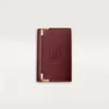 6-Key Key Ring, Must De Cartier – Burgundy Calfskin, Golden Finish – Cartier 6-Key Key Ring, Must De Cartier – Burgundy Calfskin, Golden Finish – Cartier