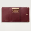 6-Key Key Ring, Must De Cartier – Burgundy Calfskin, Golden Finish – Cartier 6-Key Key Ring, Must De Cartier – Burgundy Calfskin, Golden Finish – Cartier