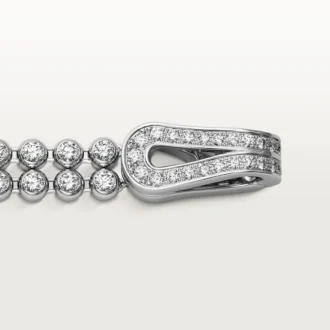 Agrafe Bracelet, Brilliant-Cut Diamonds, Paved