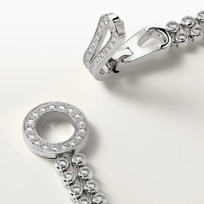 Agrafe Bracelet, Brilliant-Cut Diamonds, Paved