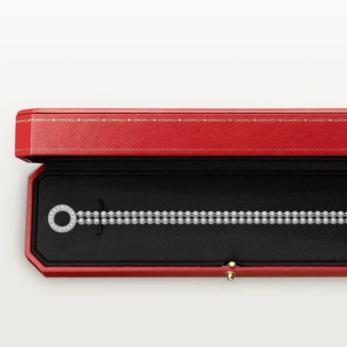Agrafe Bracelet, Brilliant-Cut Diamonds, Paved