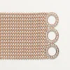 Agrafe Bracelet, Medium Model, Half-Paved