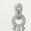 Agrafe Earrings, Brilliant-Cut Diamonds, Paved