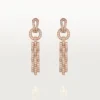 Agrafe Earrings – Pink Gold, Diamonds – Cartier