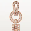 Agrafe Earrings – Pink Gold, Diamonds – Cartier