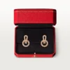 Agrafe Earrings – Pink Gold, Diamonds – Cartier