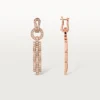 Agrafe Earrings – Pink Gold, Diamonds – Cartier