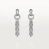 Agrafe Earrings – White Gold, Diamonds – Cartier