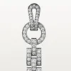 Agrafe Earrings – White Gold, Diamonds – Cartier