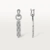 Agrafe Earrings – White Gold, Diamonds – Cartier
