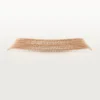 Agrafe Long Necklace, Semi-Paved