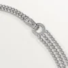 Agrafe Necklace, Brilliant-Cut Diamonds, Paved