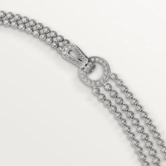 Agrafe Necklace, Brilliant-Cut Diamonds, Paved Agrafe Necklace, Brilliant-Cut Diamonds, Paved
