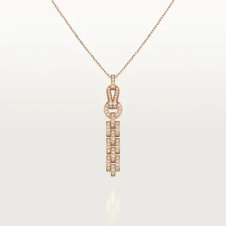 Agrafe Necklace – Pink Gold, Diamonds – Cartier Agrafe Necklace – Pink Gold, Diamonds – Cartier