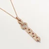 Agrafe Necklace – Pink Gold, Diamonds – Cartier
