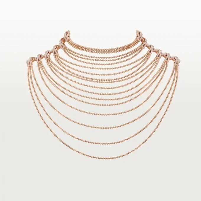 Agrafe Necklace, Semi-Paved