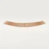 Agrafe Necklace, Small Model, Half-Paved