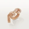 Agrafe Ring, Half-Paved Agrafe Ring, Half-Paved