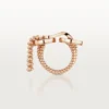 Agrafe Ring, Half-Paved Agrafe Ring, Half-Paved