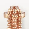 Agrafe Ring, Half-Paved Agrafe Ring, Half-Paved
