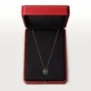 Amulette De Cartier Necklace, Small Model – Pink Gold, Malachite, Diamond – Cartier