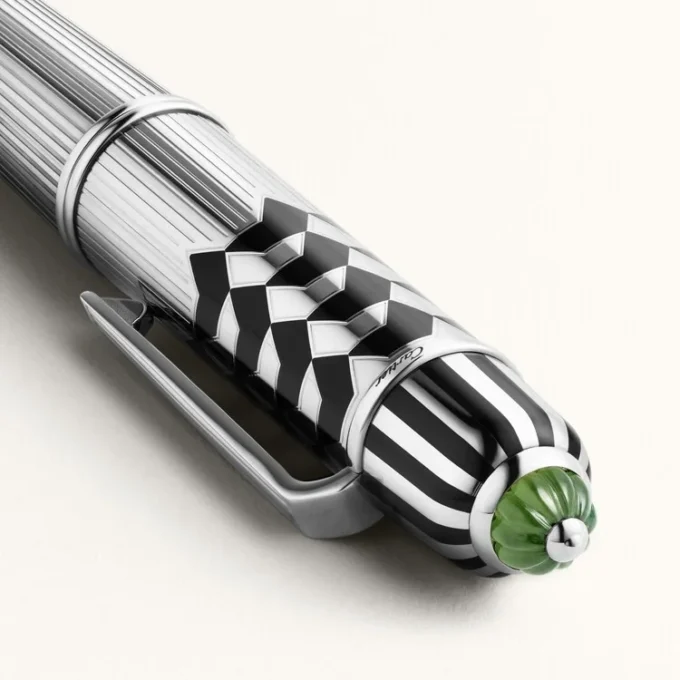 Art Deco-Inspired Ballpoint Pen