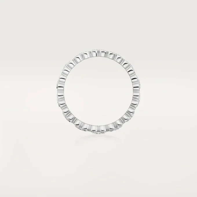 Broderie De Cartier Ring, Triple Row, Diamonds