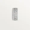 Broderie De Cartier Ring, Triple Row, Diamonds