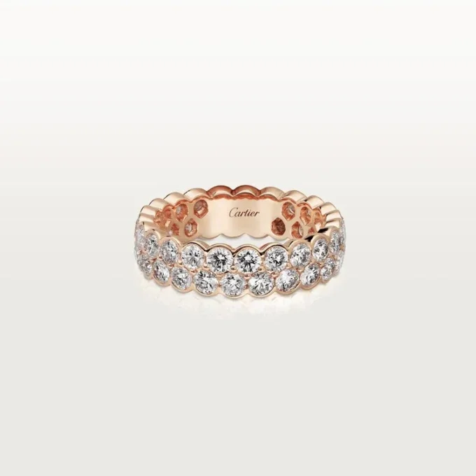 Broderie De Cartier Wedding Band – Pink Gold, Diamonds – Cartier