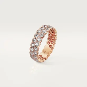 Broderie De Cartier Wedding Band – Pink Gold, Diamonds – Cartier
