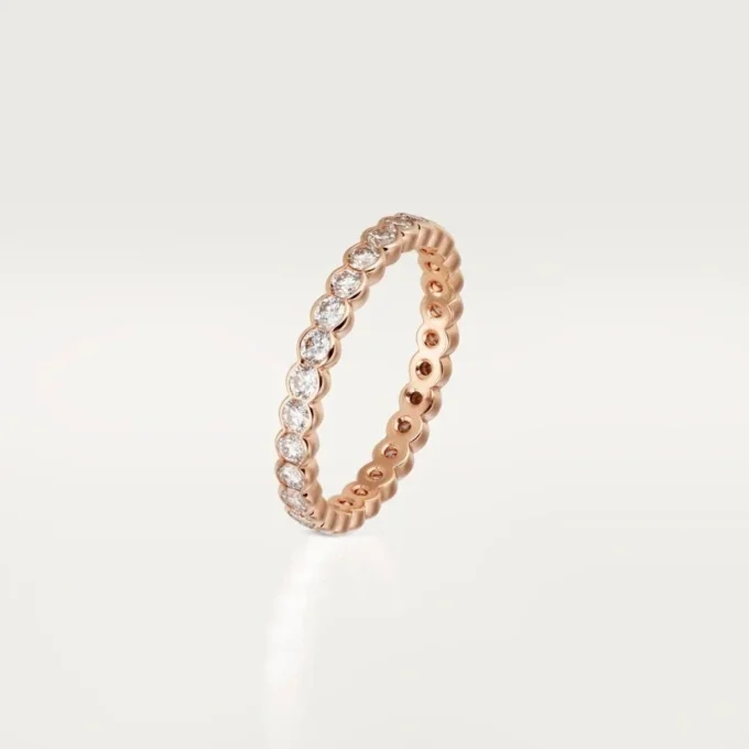 Broderie De Cartier Wedding Band – Pink Gold, Diamonds – Cartier