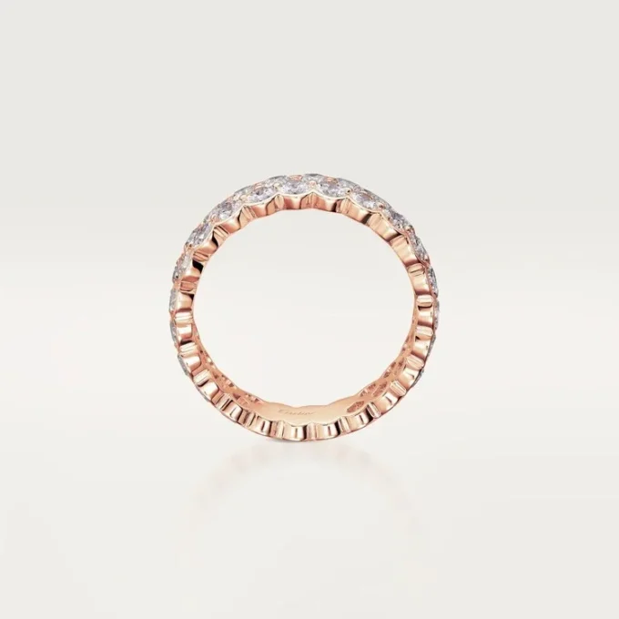 Broderie De Cartier Wedding Band – Pink Gold, Diamonds – Cartier