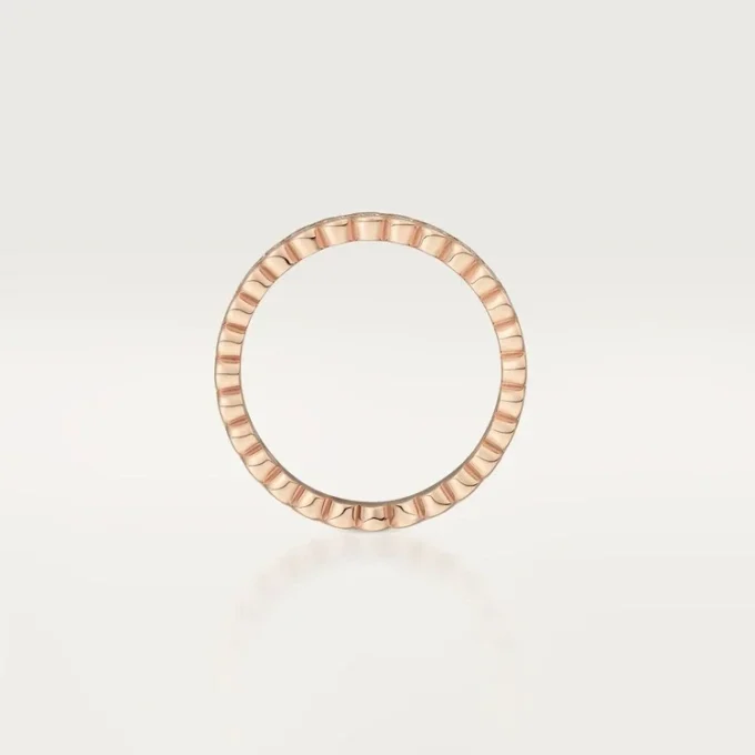 Broderie De Cartier Wedding Band – Pink Gold, Diamonds – Cartier