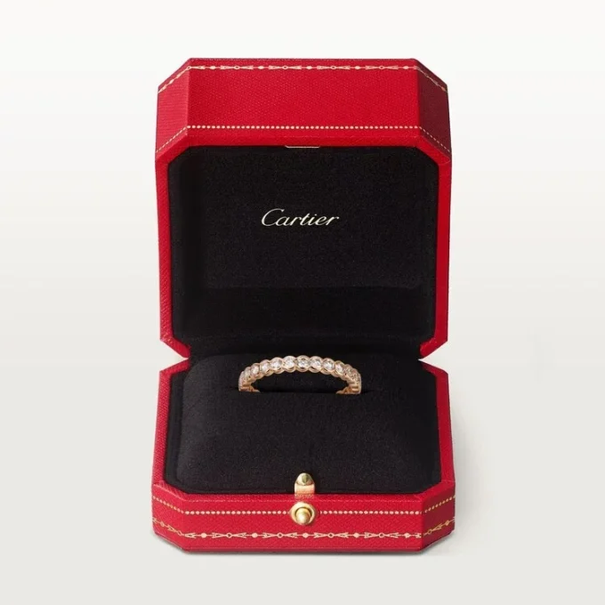 Broderie De Cartier Wedding Band – Pink Gold, Diamonds – Cartier