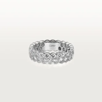 Broderie De Cartier Wedding Band – White Gold, Diamonds – Cartier