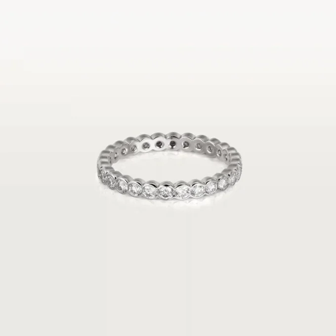 Broderie De Cartier Wedding Band – White Gold, Diamonds – Cartier