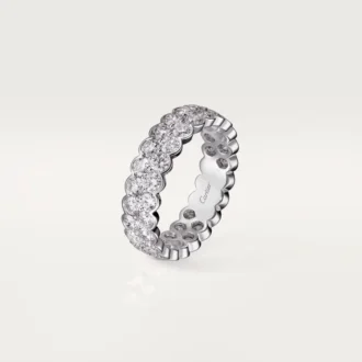 Broderie De Cartier Wedding Band – White Gold, Diamonds – Cartier