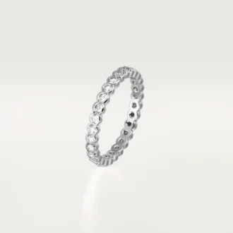 Broderie De Cartier Wedding Band – White Gold, Diamonds – Cartier