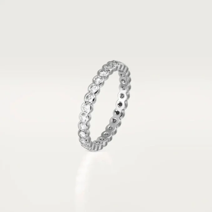 Broderie De Cartier Wedding Band – White Gold, Diamonds – Cartier